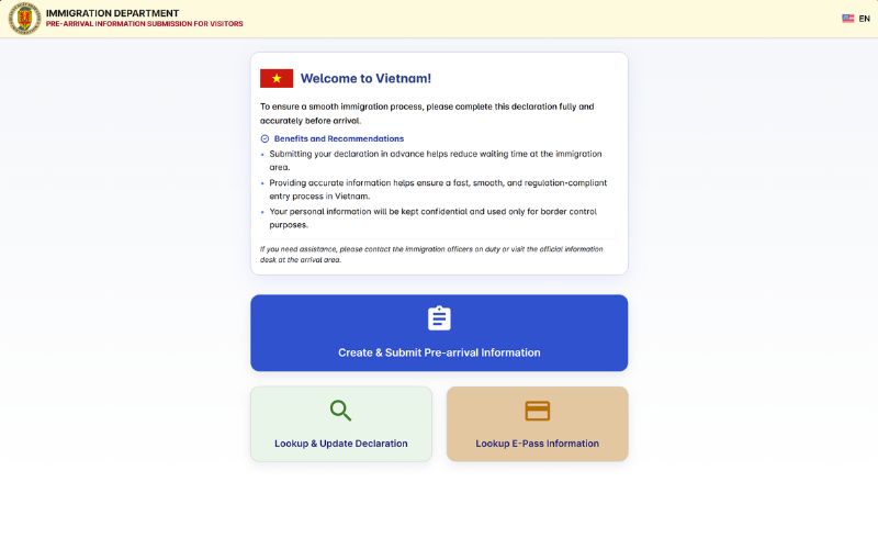 1. Go to the official portal