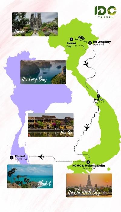14 days in vietnam and thailand beaches tour