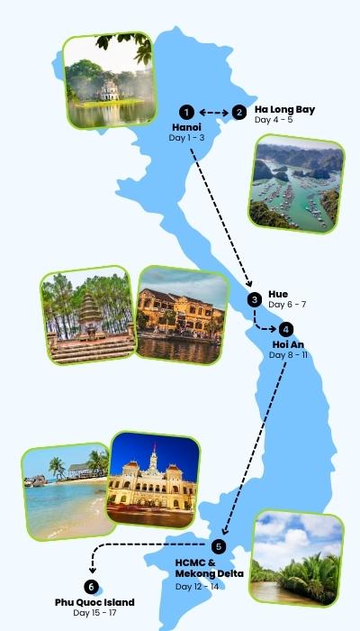 17 days in vietnam beach tour
