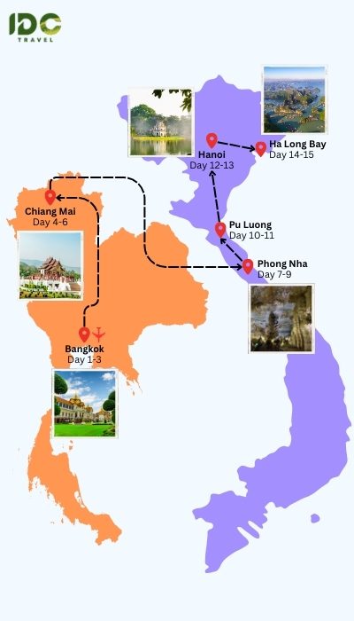 15 Days of Excitement in Thailand and Vietnam