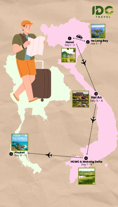 13 days in vietnam and thailand beach tour