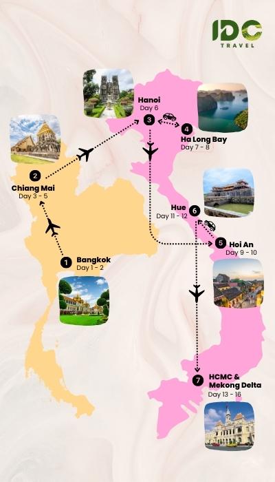 16 days in vietnam and thailand wonders explore