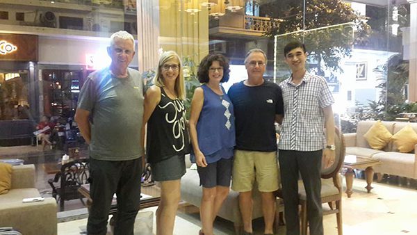 Alex and beloved customers at Sofitel Metropole