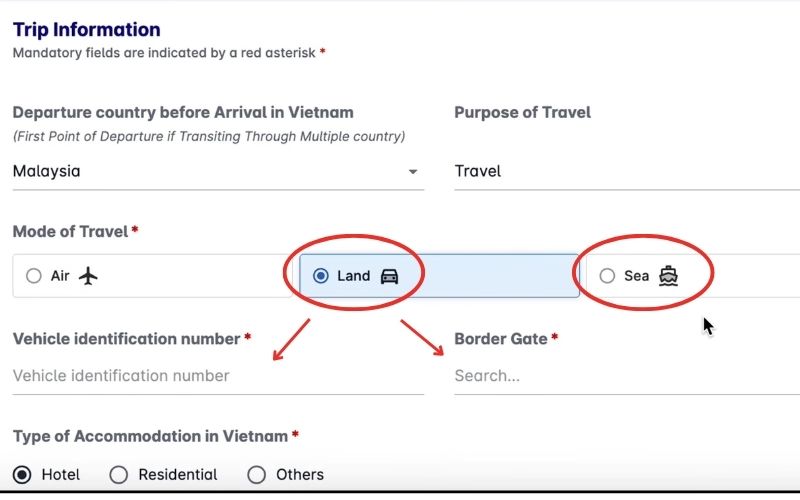 8b. land or sea travel