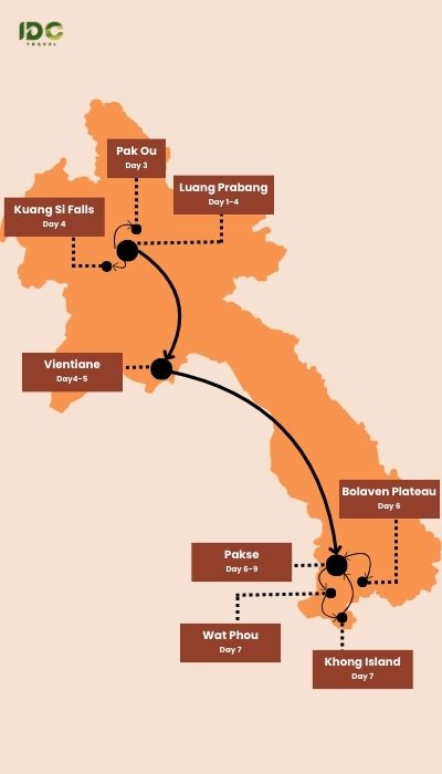 9 Days Laos Adventure Tour