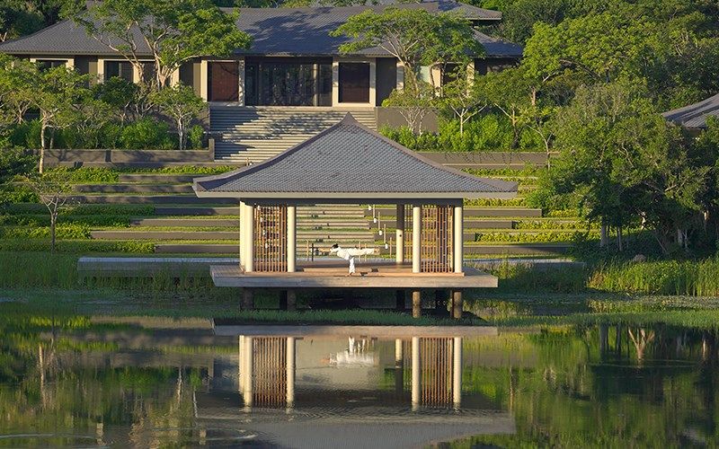 Luxury Amanoi Resort surrounded by nature in Nui Chua National Park, Phan Rang, Ninh Thuan, Vietnam