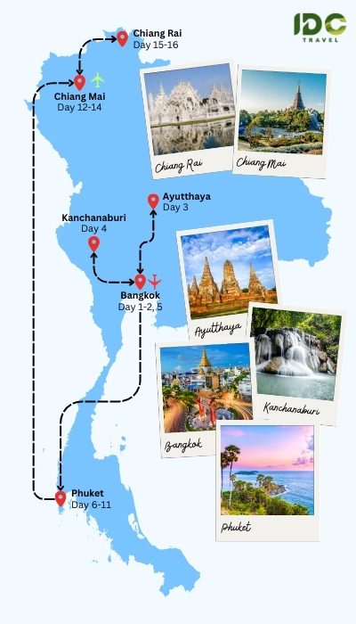 All Highlights of Thailand in 16 Days