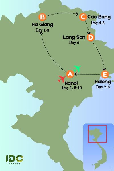 Adventure Tour in the Northeastern Vietnamese Region for 10 Days