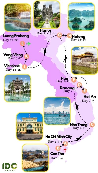 An Overview of Vietnam and Laos in 20 days