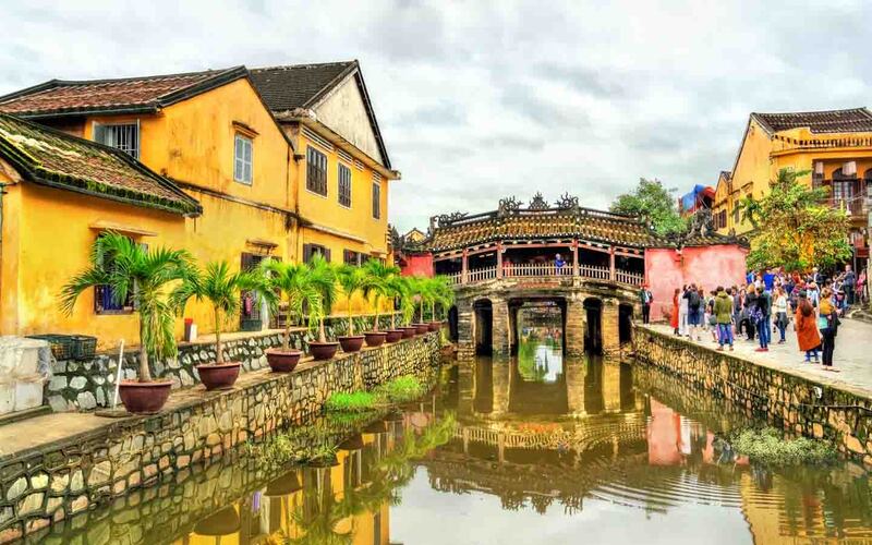 Japanese covered bridge in Hoi An, Vietnam