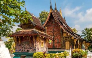 Carriage House at Wat Xieng Thong in Luang Prabang