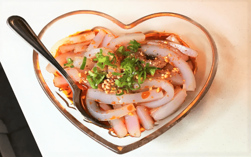 Chickpeas Bean Jelly (Ji Dou Liang Fen)