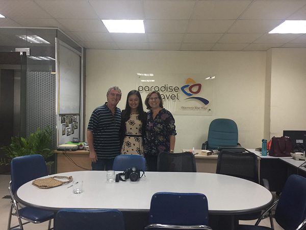 Couple de Mme BONNET avec Mme Huong LE