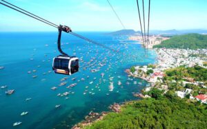 Cable car to Pineapple Island