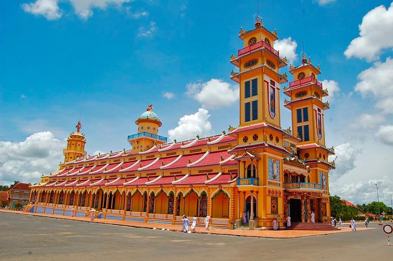 Cao Dai Temple in Tay Ninh