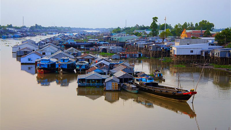 Chau Doc Floating Village