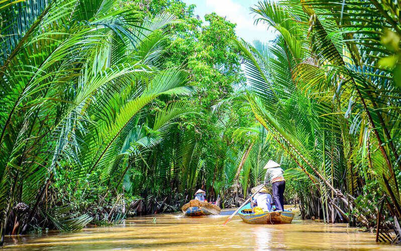 Boat Ride in Ben Tre