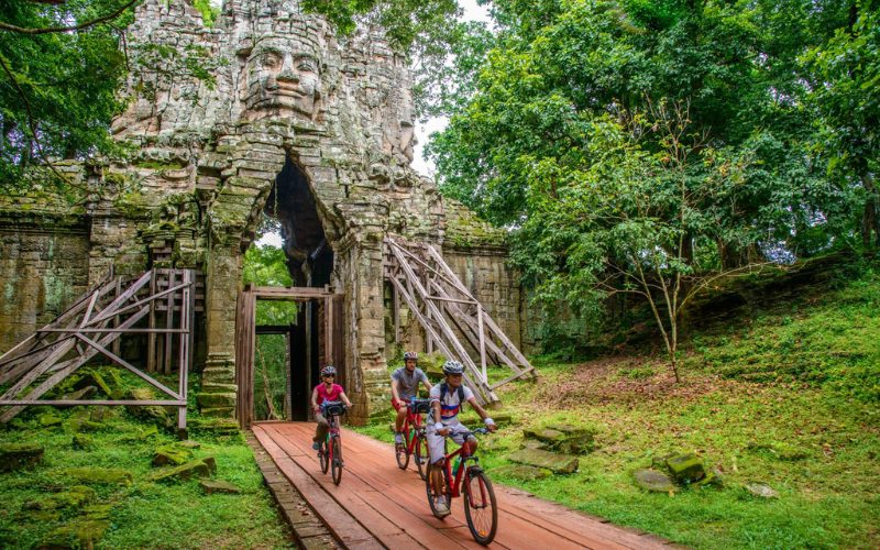 Cambodia cycling tours