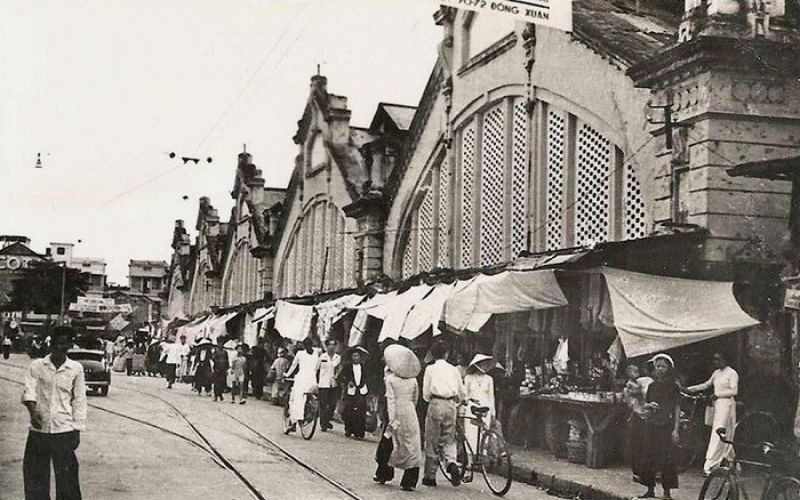 Dong Xuan Market during the 1900s