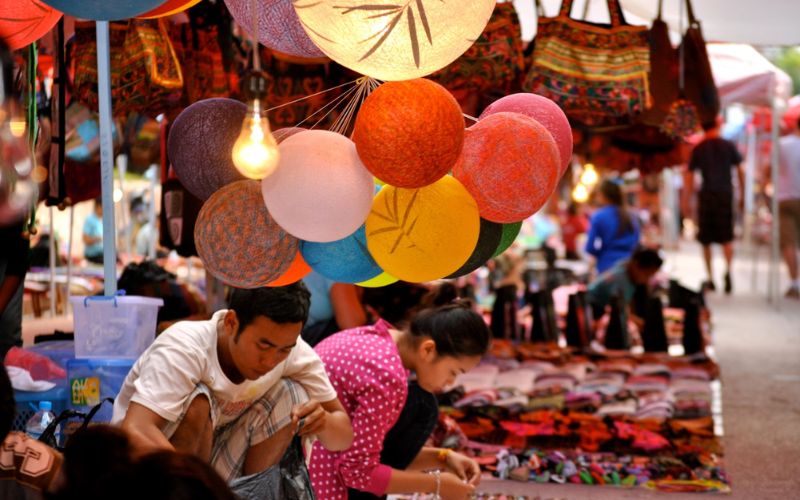 The Luang Phrabang Night Market