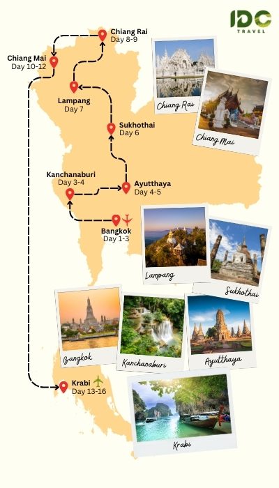 Discover Every Corner of Thailand in 16 Days
