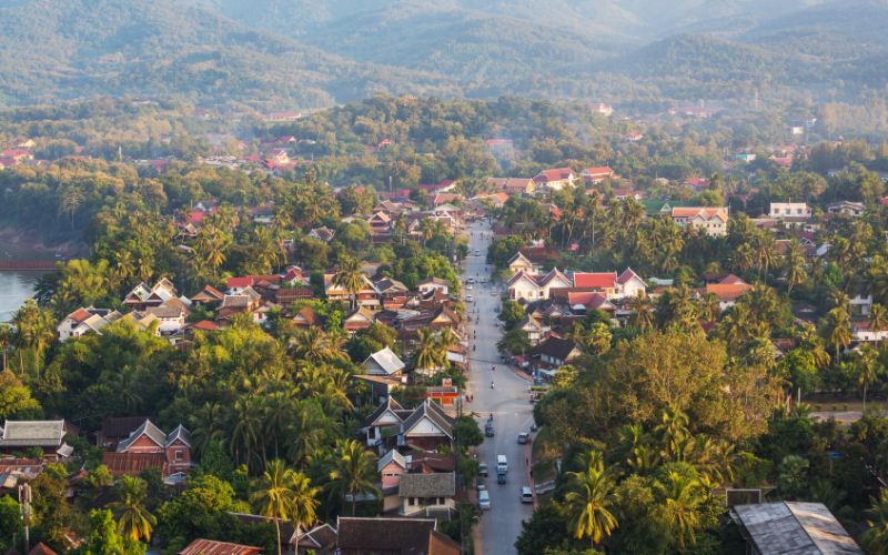 Panoramic View of Luang Prabang