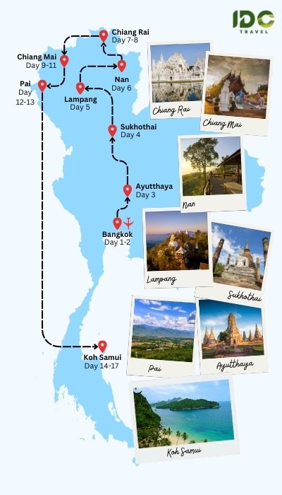 Discover the Most of Thailand in 17 Days