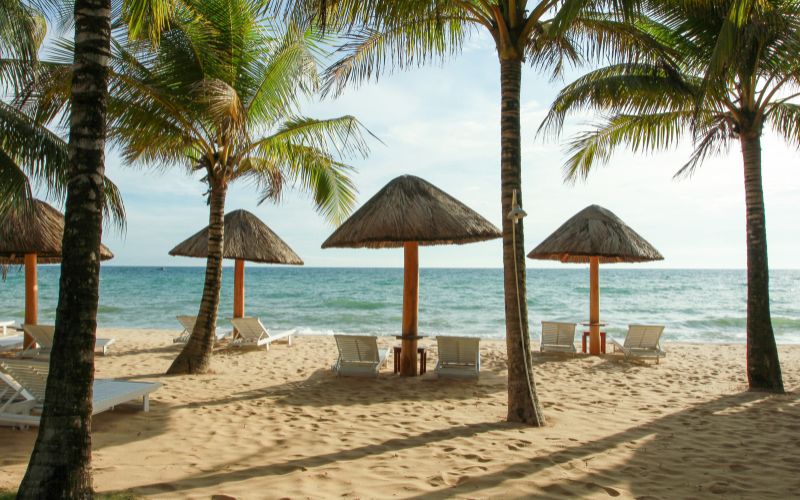 Relaxing on Phu Quoc beach