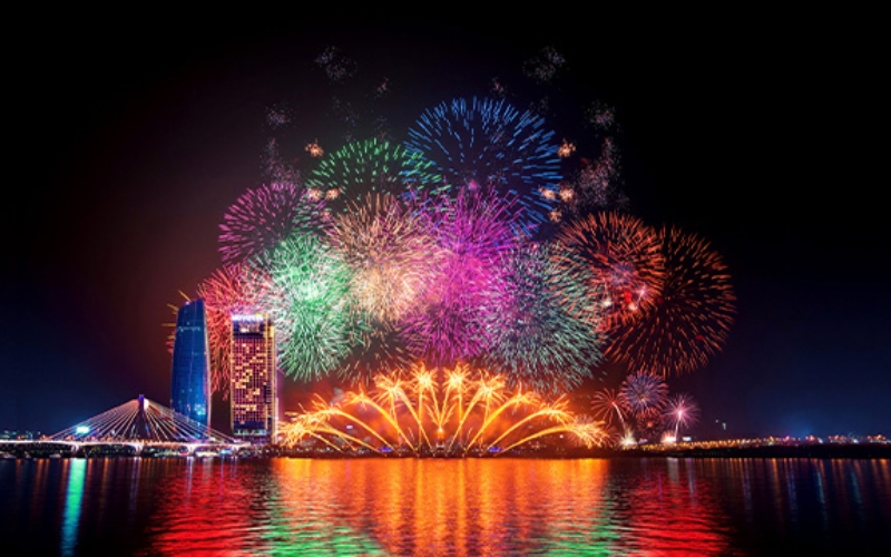 Da Nang International Fireworks Festival is an annual event of Da Nang