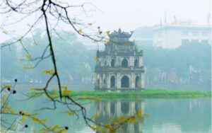 Hoan Kiem Lake in Hanoi