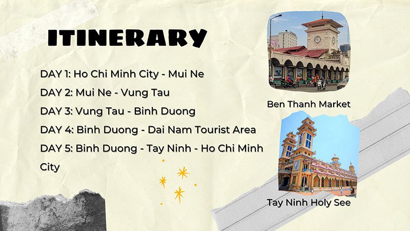 vietnam travel itinerary 5 days