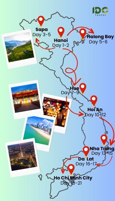 Explore Vietnam Highlights in 21 Days