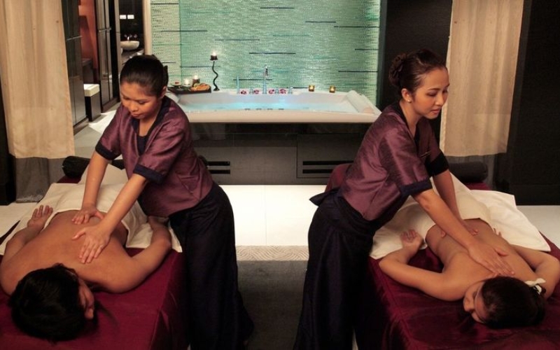 enjoy a traditional Thai massage together