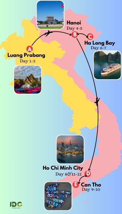 Explore Laos & Vietnam in 12 days