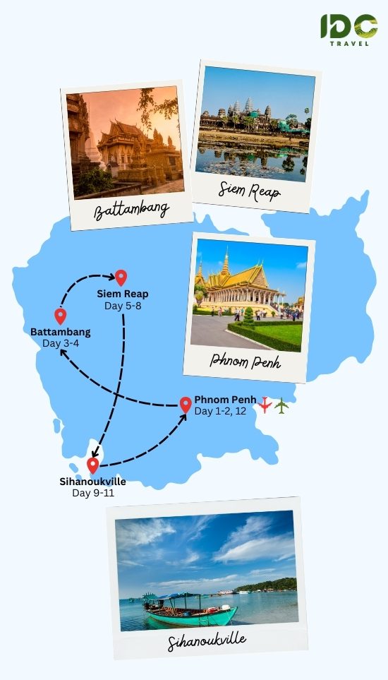 Essentials of Cambodia in 12 Days