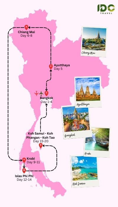 Easy-going 20 Days in Thailand