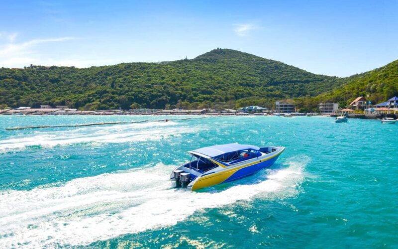 Explore Coral Island by speedboat