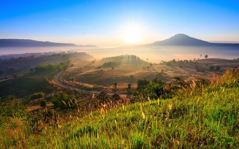 Fly south to the mountainous Khao Luang National Park