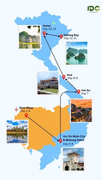 Family Adventure to Vietnam and Cambodia in 13 Days