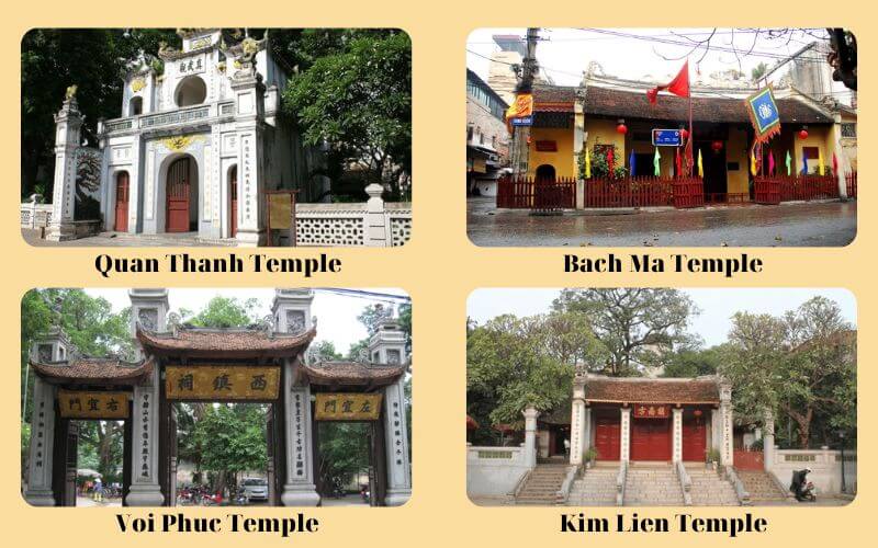 Four Sacred Temples of Hanoi