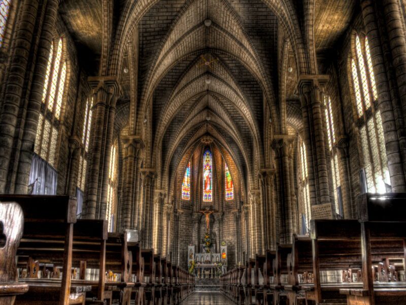 Gothic aesthetic in Nha Trang Church