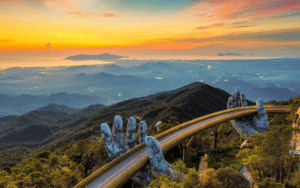 Golden Bridge - iconic sign of Da Nang