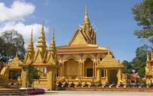 Gold Pagoda in Tra Vinh