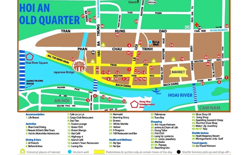 Hoi An Tourist Map