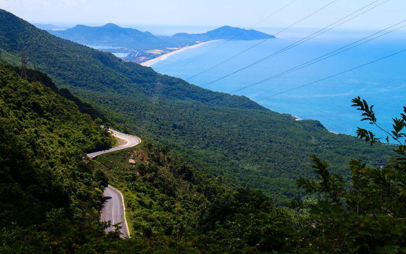 Breathtaking view from Hai Van Pass