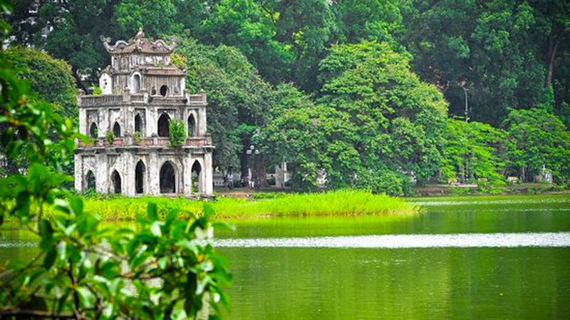 Hoan Kiem Lake in Hanoi