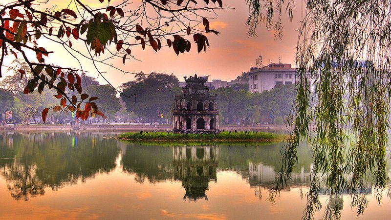 Hoan Kiem Lake (Lake of the Restored Sword) - Hanoi