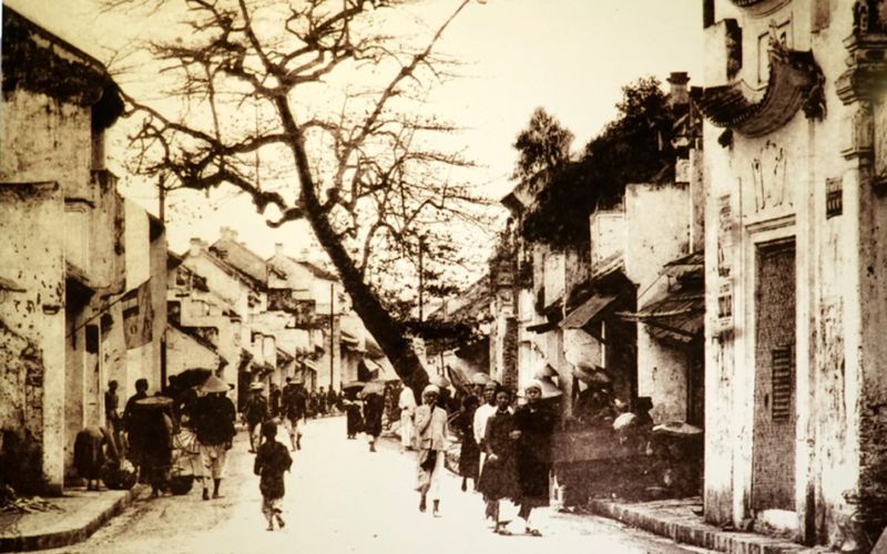 Hanoi Old Quarter during the 1920s