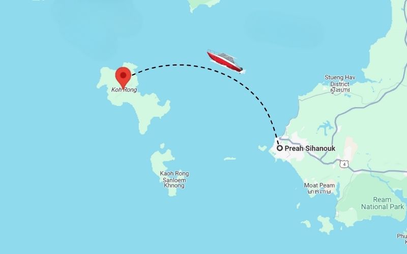 How to get to Koh Rong from Sihanoukville