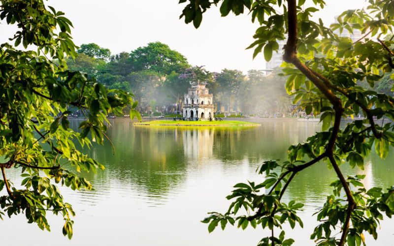 Hoan Kiem Lake the heart of Hanoi